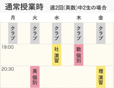通常授業時